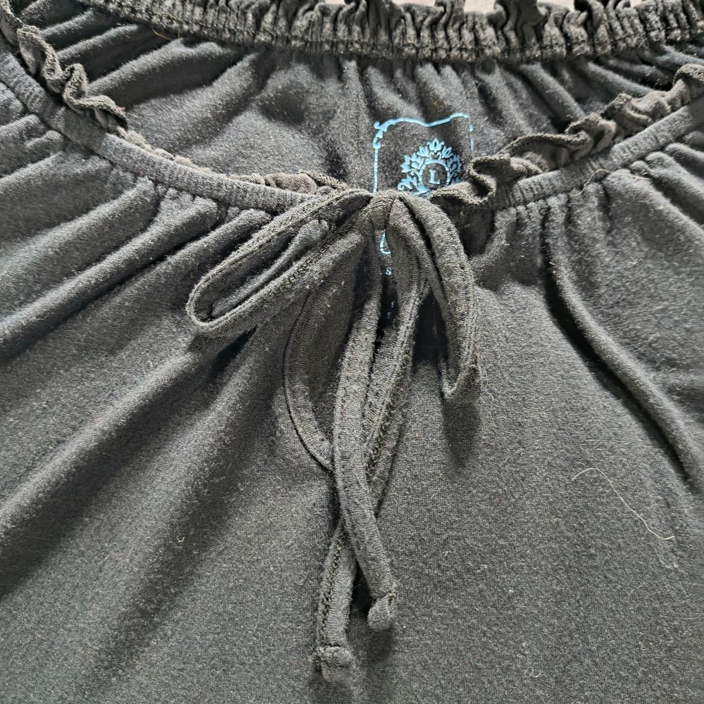 (L) Women's Ashley Judd Black Long Sleeve Top - Picture 3 of 5